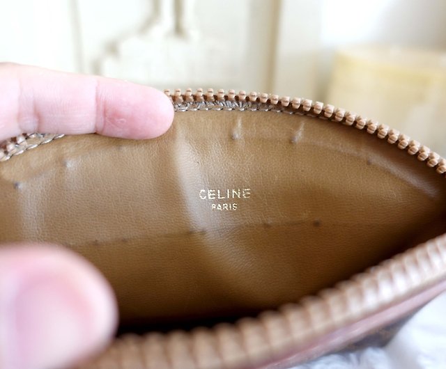 Vintage Celine Paris Made in France Celine Leather Pouch Bag