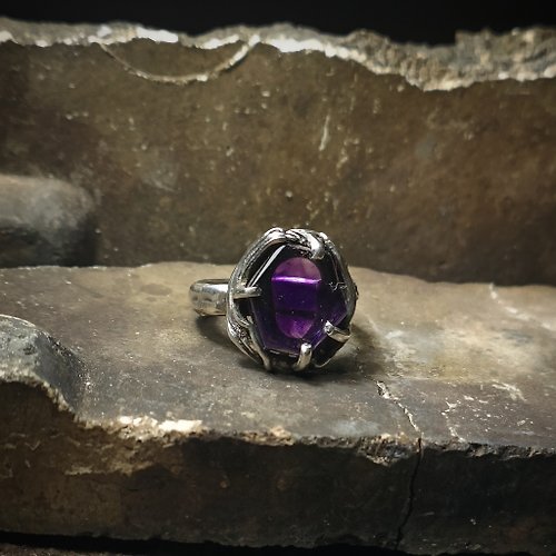Aruiso 紫超七銀戒指