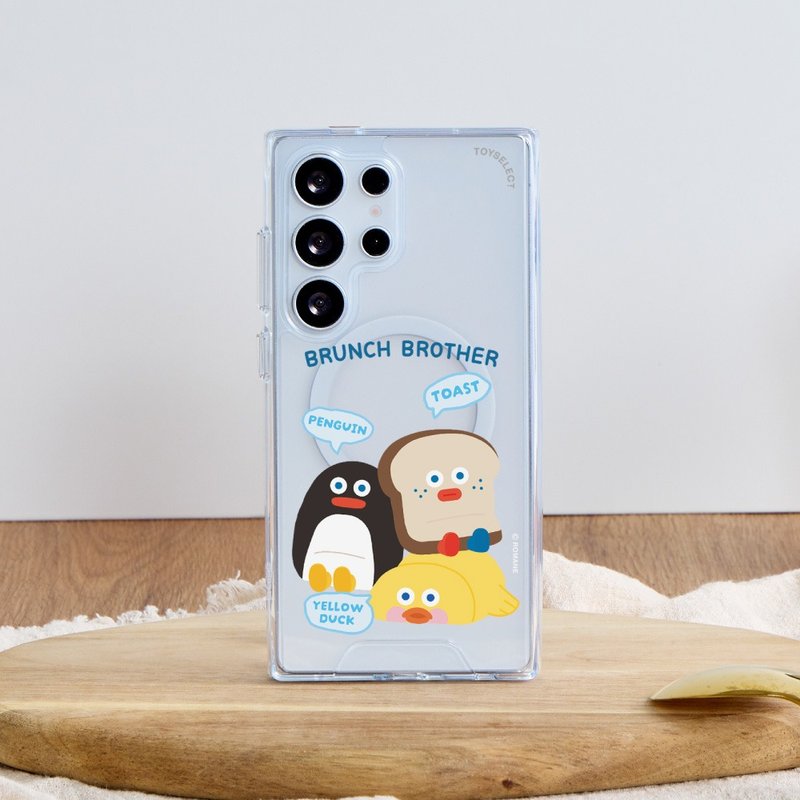 早午餐兄弟自我介紹防摔透明SAMSUNG手機殼 - 手機殼/手機套 - 塑膠 多色