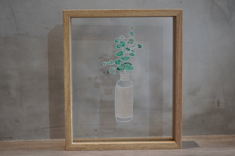AHMLIFE 透明系 植物框 尤加利葉 原作限量商品 - 海報/掛畫/掛布 - 玻璃 透明