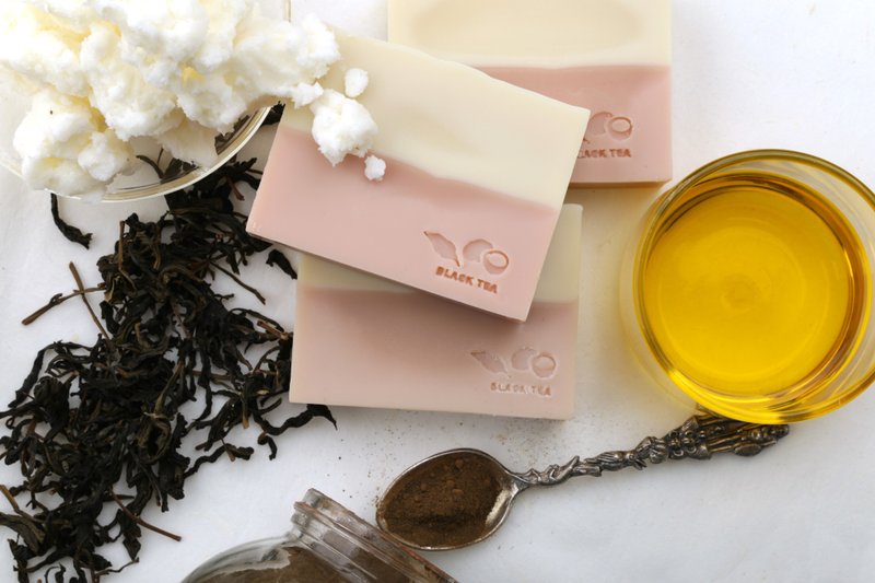 Shea Butter Black Tea Soap - สบู่ - พืช/ดอกไม้ สึชมพู