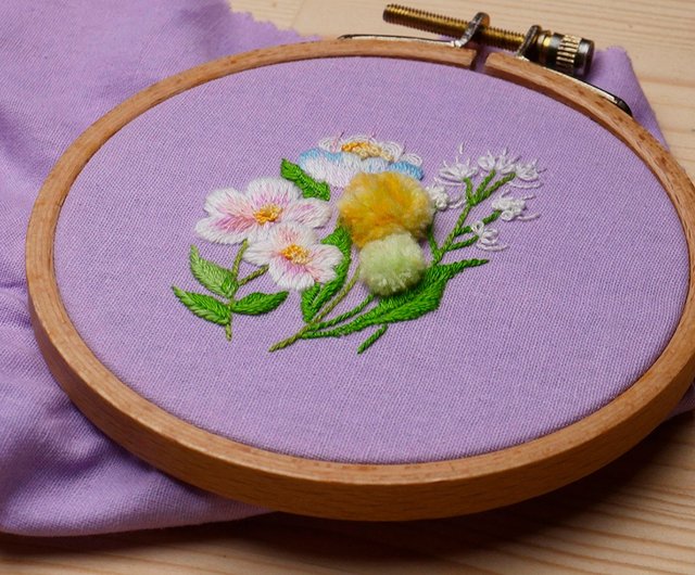 Home DIY Course I Embroidery Frame - Love Provence - Shop flower4u Plants &  Floral Arrangement - Pinkoi