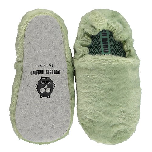 Poco Nido Poco Nido (英國) 嬰兒 BB鞋 學行/學步鞋仔 - 毛毛鞋 綠色