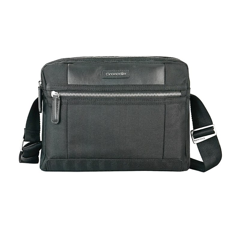 [Valentine's Day Gift/24H Shipping] Side Backpack/Men's Horizontal Crossbody Bag Snapper3.0 Series - กระเป๋าแมสเซนเจอร์ - ไนลอน สีดำ
