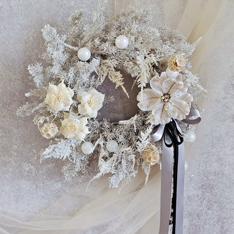 ||課程|| 聖誕花圈課程 銀白聖誕花圈 體驗 板橋 一人開班 - 植栽/花藝 - 植物．花 
