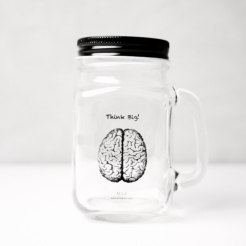 brain pot - ถ้วย - แก้ว สีใส