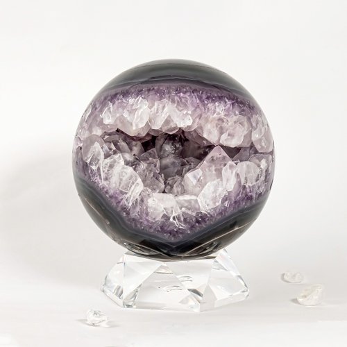 石之王 King Stones - 水晶天然石飾品、原礦 瑪瑙許願晶球 991198