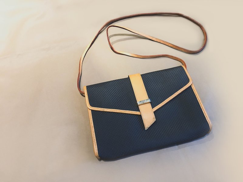 YSL 古董老包 / 法國製 / VINTAGE Yves Saint Laurent - 側背包/斜背包 - 其他材質 黑色
