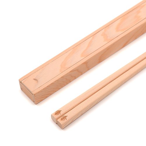 芬多森林 台灣檜木箸盒組-木板組裝款|讓你擁有專屬木製餐具搭配收納木盒