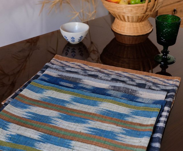 【リネン刺繍　さおまま様オーダー専用ページ】マルチクロス　ランチョンマット リネン刺繍 さおまま様オーダー専用ページ】マルチクロス