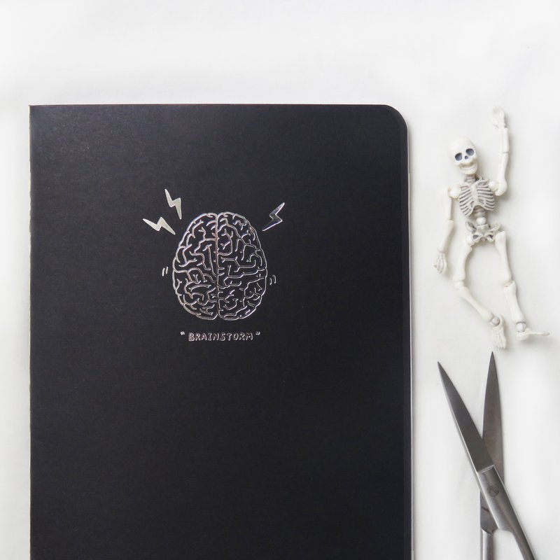 Brainstorm grid notebook/notebook - Notebooks & Journals - Paper Black