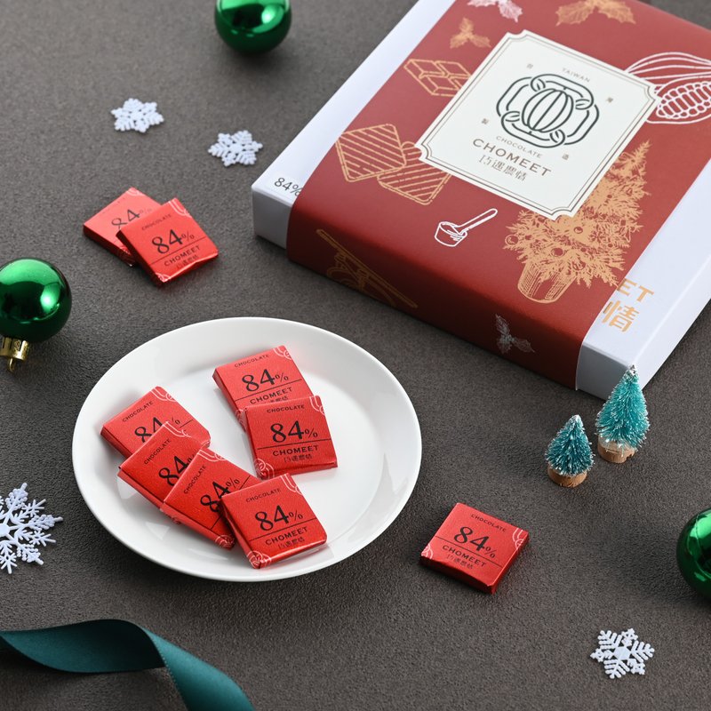 【聖誕禮盒】巧遇農情 巧克力禮盒 100% 84% 74% 任選兩盒 - 朱古力 - 新鮮食材 咖啡色