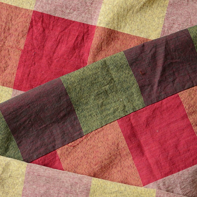 舊布棉蒲團改造材質解開日本復古布料紡織昭和 - 編織/刺繡/羊毛氈/縫紉 - 棉．麻 多色