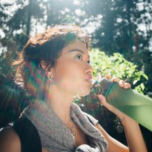 【仁舟淨塑】捲捲矽水瓶3.0 (附吸管)_1000ml  | 環保水瓶_四色