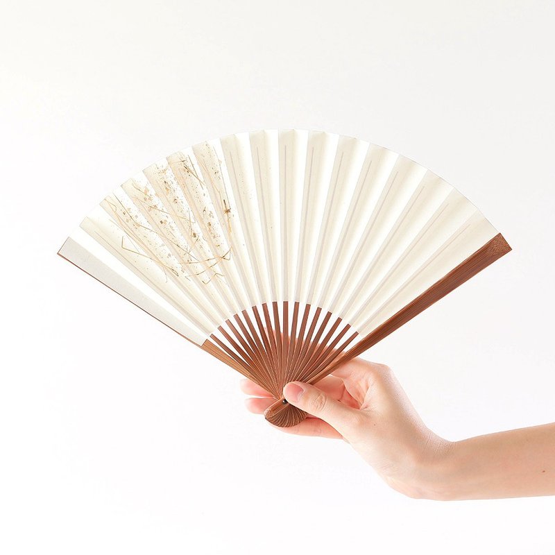 京扇子　箔図　image2 白 - 其他 - 紙 白色