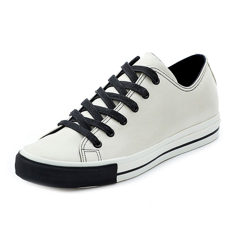 【PATINAS】NAPPA Sneakers – MTO(White) - รองเท้าลำลองผู้ชาย - หนังแท้ ขาว