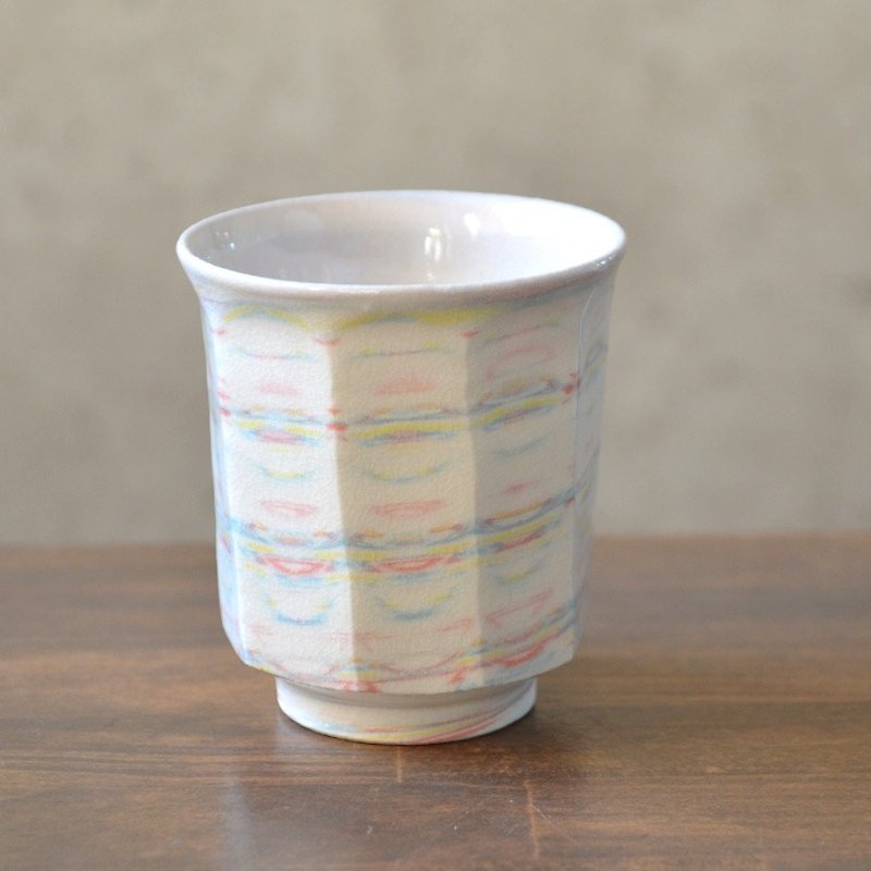 Twilight kneading face cup - Teapots & Teacups - Pottery Multicolor
