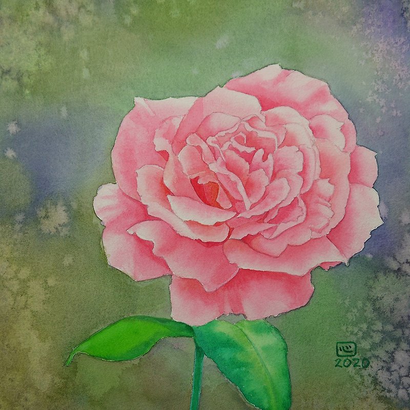 Rose ROSE/original painting/watercolor painting - Posters - Paper 