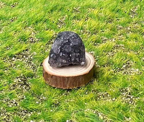 fitter 天然小小迷你夢幻紫晶鎮 紫水晶 消磁淨化 快速出貨 辦公室 風水
