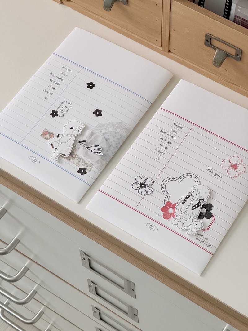 Note Wrapping Paper (2 colors) - 包裝材料/包裝紙 - 紙 