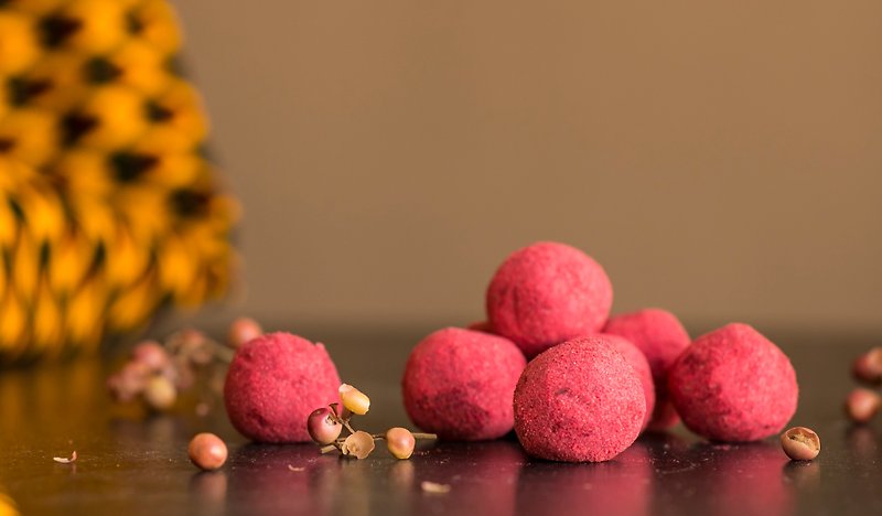 莓果松露巧克力 - 巧克力 - 其他材質 粉紅色
