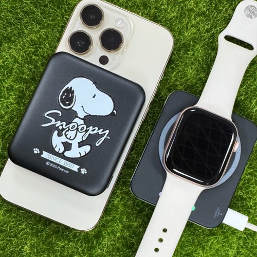 BESON- 迪士尼 史努比 拉拉熊 正版授權 3C禮品店 Snoopy 史努比 魔方無線充 三合一磁吸行動電源
