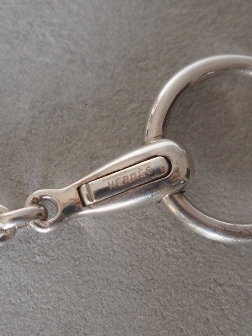 HERMES(エルメス)   ヴィンテージ  シルバー ホース キーホルダー HERMES - □美品□ エルメス キーリング ホース モチーフ 馬 鍵