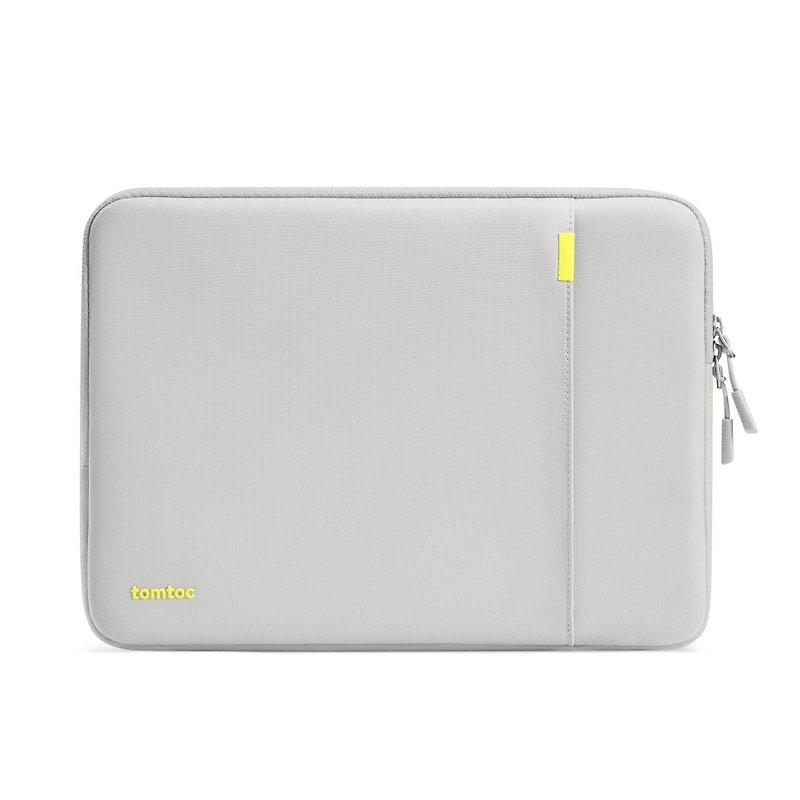 Completely protective, gray laptop bag suitable for MacBook Pro/Air 13/14/15/16 inches - กระเป๋าแล็ปท็อป - เส้นใยสังเคราะห์ สีเทา