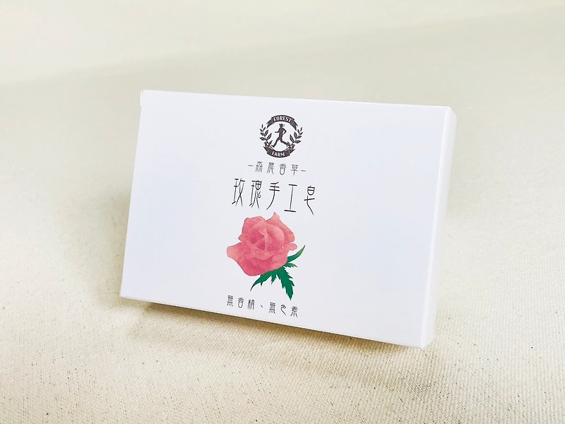 Rose plant extract handmade soap - Soap - Paper 