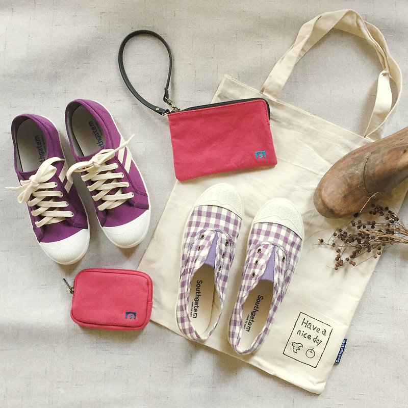 Goody Bag - red to purple - Women's Casual Shoes - Cotton & Hemp Purple