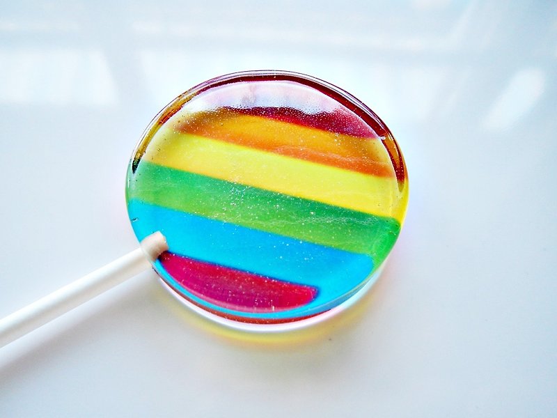 Painted Lollipop-Wish (5pcs/box) - ขนมคบเคี้ยว - อาหารสด หลากหลายสี