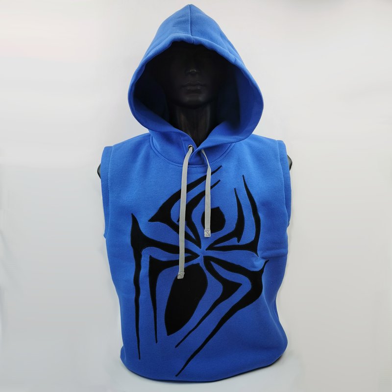 Scarlet Spider Jacket, Spider Sweatshirt, Scarlet Spider, Superhero, Hoodie. - 男毛衣/針織衫 - 其他材質 藍色