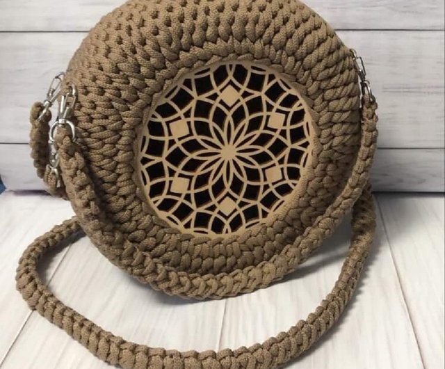 Wooden circle clearance bag