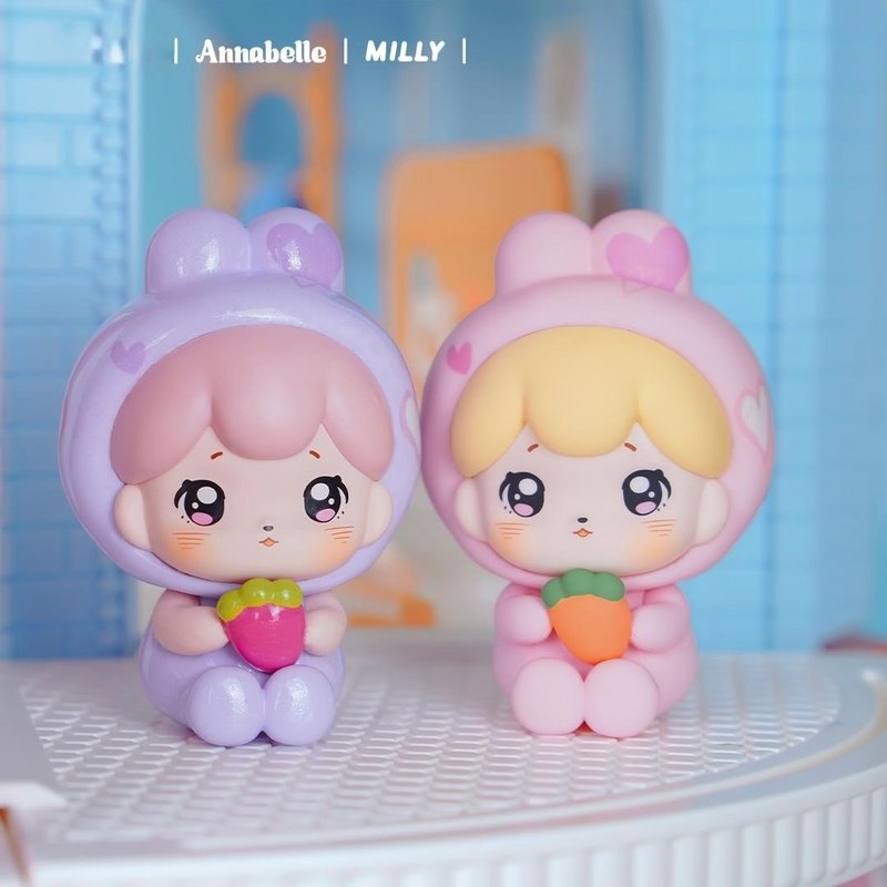 boptoys 潮玩波普 安娜貝爾x米粒 萌萌幼稚園系列小盲盒 - 公仔/玩偶 - 塑膠 