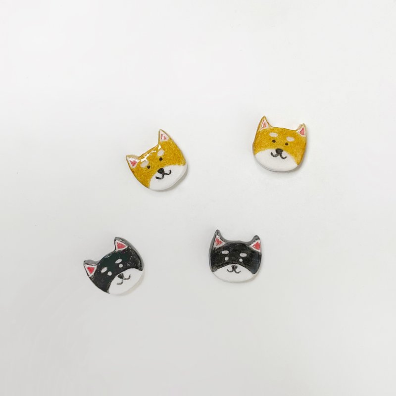 Cute Chai Chai - Handmade / Handpainted Earrings - Earrings & Clip-ons - Other Materials Multicolor