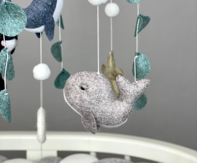 Whale Baby Mobile - Ocean Crib Mobile - Baby Mobile Whale - Expecting Mom Gift - Nautical Mobile - Ocean Nursery cheapest Decor