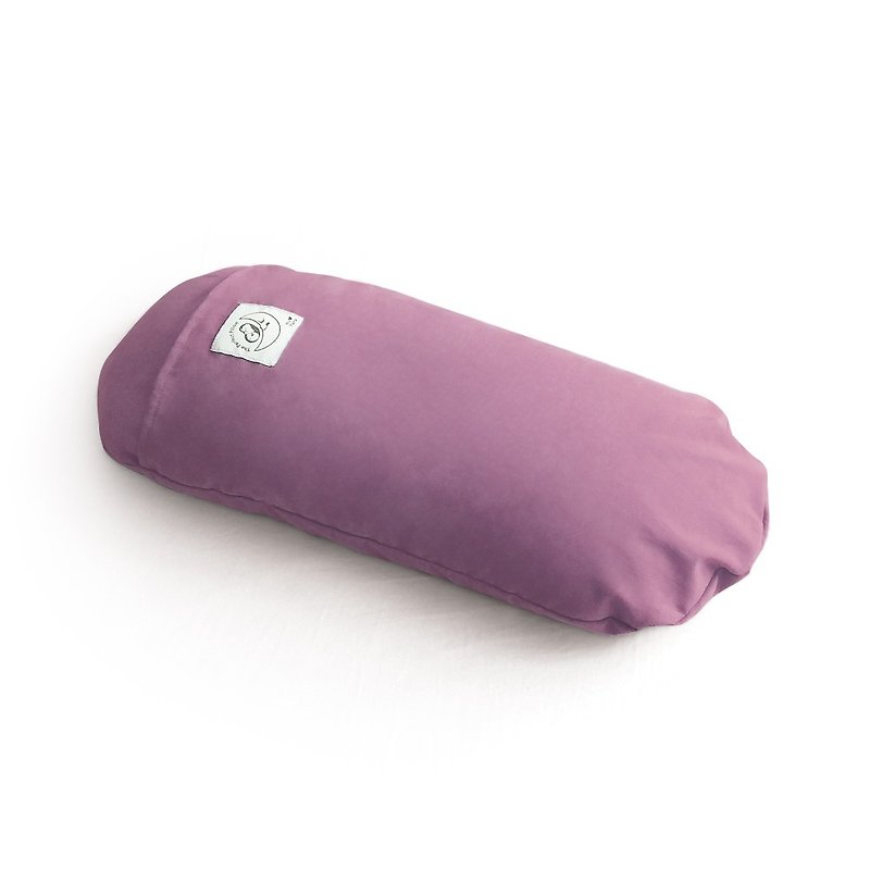 微粒型小睡枕-藕芋紫 | 助眠.午休枕.小靠枕.輕鬆.舒壓 - 枕頭/咕𠱸 - 棉．麻 紫色