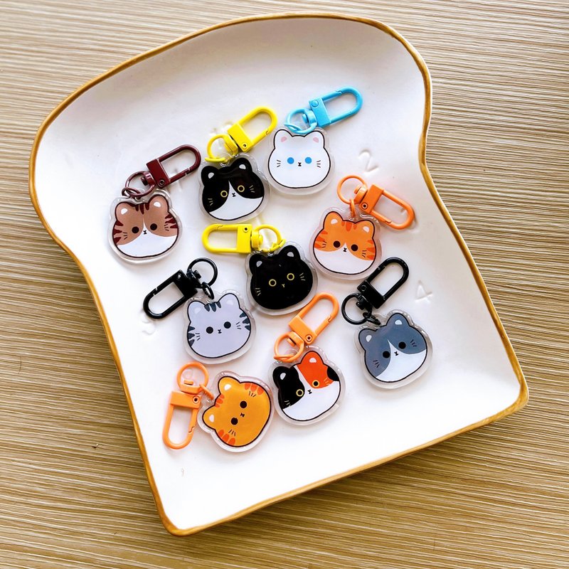 Vivianshen Charm Blind Bag-Cat Big Head - Charms - Acrylic 