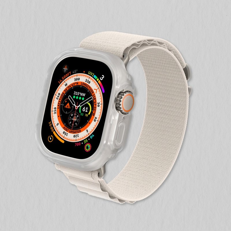 Apple Watch Ultra /Ultra 2邊框保護殼-透明 - 科技小物 - 其他材質 透明