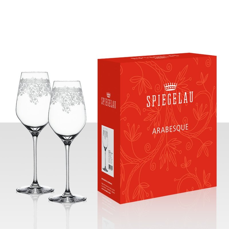 【Spiegelau】 Arabesque雕花白酒杯500ml-2入組 - 酒杯/酒器 - 玻璃 