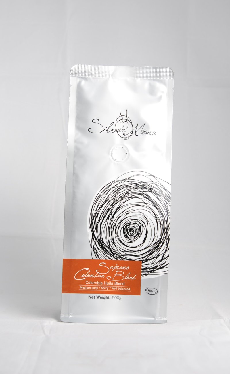 Silver Mona Colombia Supreme Blend Coffee Bean 500g - Coffee - Other Materials 