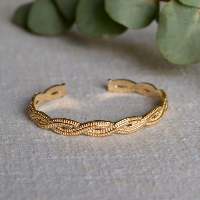 Twist bracelet - Bracelets - Other Metals Gold