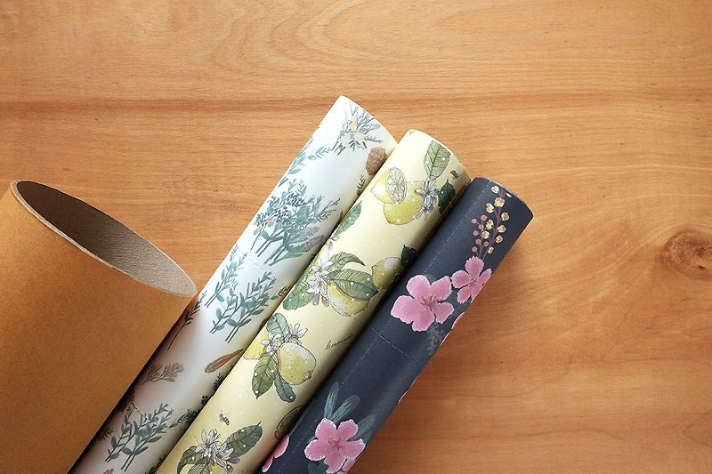 Reusable Wrapping papers (Collection 1) : Set of 3 - 包裝材料 - 紙 白色