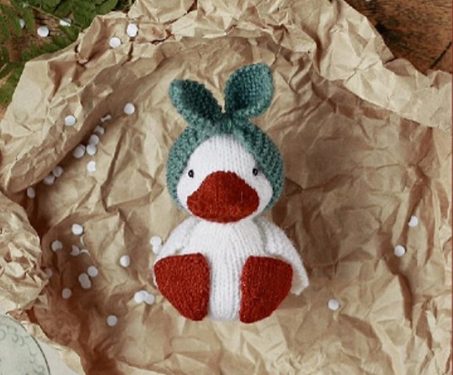 【Tkizw】　アヒル　あみぐるみ 35センチ Tkizw】 アヒル あみぐるみ 35センチ Tkizw】 アヒル あみぐるみ