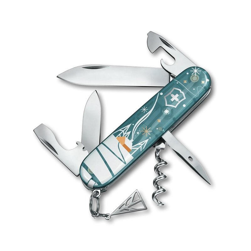 VICTORINOX Swiss Victorinox Swiss Knife 2024 Winter Magic Christmas Knife 1.3603.T21E1 - Camping Gear & Picnic Sets - Stainless Steel Multicolor