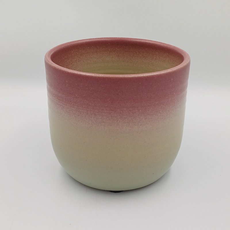 手で割られた植木鉢 - 花瓶・植木鉢 - 陶器 多色