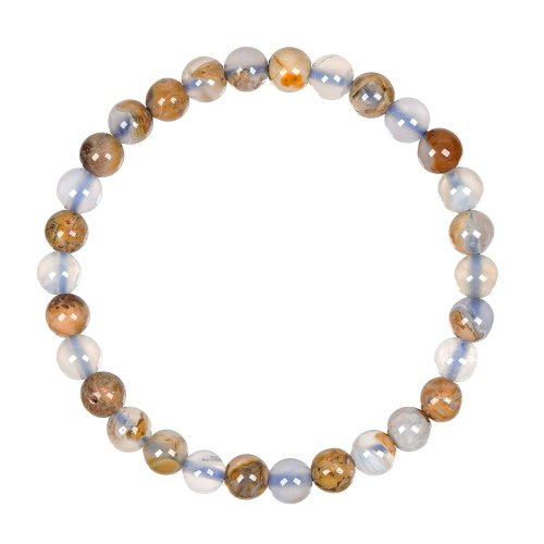 正佳珠寶 Gemsrich Jewelry 【正佳珠寶】藍玉髓 老礦阿根廷玉髓 6mm 藍玉髓手珠