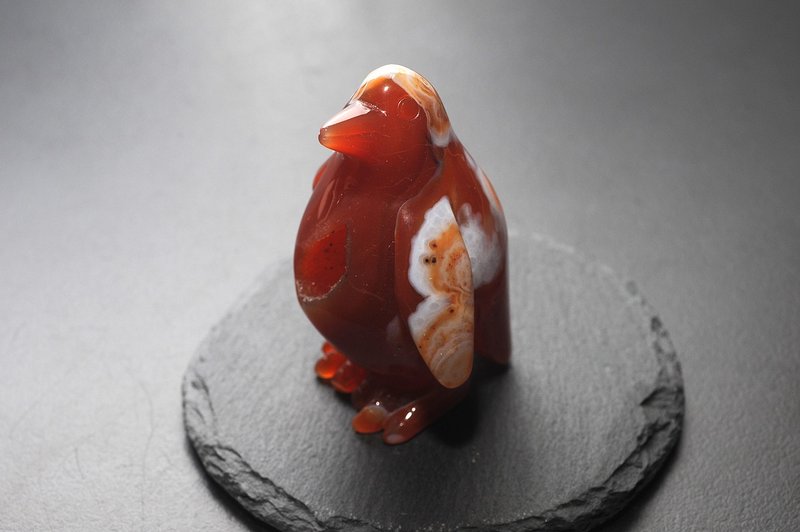 企鵝瑪瑙聚寶盆 礦石/水晶/靈修/開運/招財/破煞/防小人 - 擺飾/家飾品 - 半寶石 