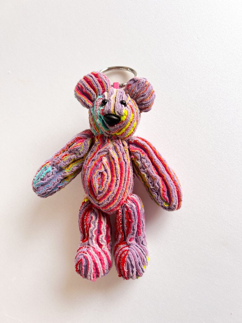 12/24午後1時(香港時間)販売開始/クマチャーム - その他 - コットン・麻 パープル