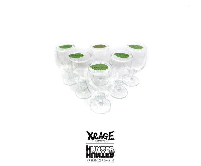 XRAGE エックスレージ ハンターハンター 水見式グラス 日本未発売 XRAGE × HUNTER×HUNTER 合同】水無月流念能力グラス（スタイル